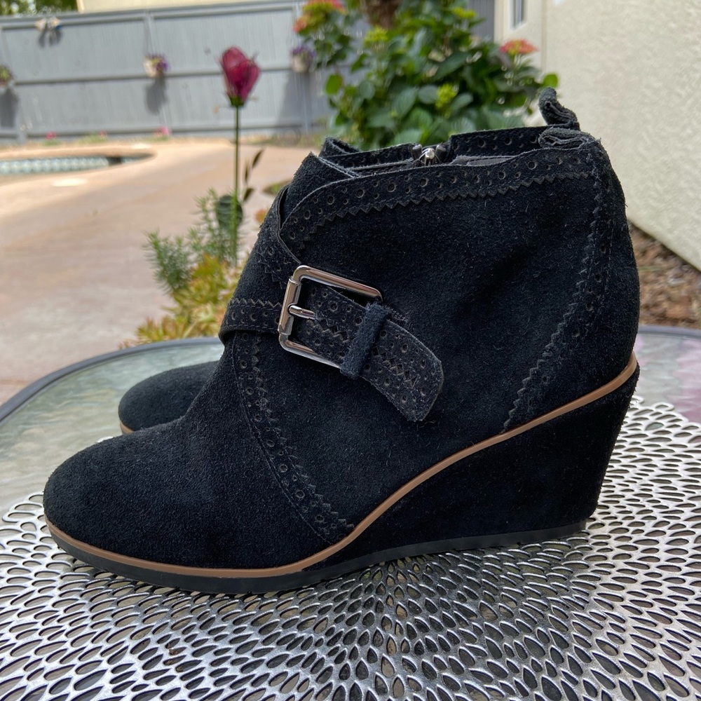 Franco Sarto “Arielle” Leather Booties, 7.5
